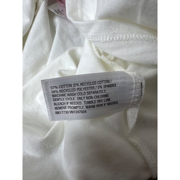 Orange Textured Crop Tank Top & White Tie-Front Crop Cami Lot of 2 Beach Cruise - Picture 9 of 13